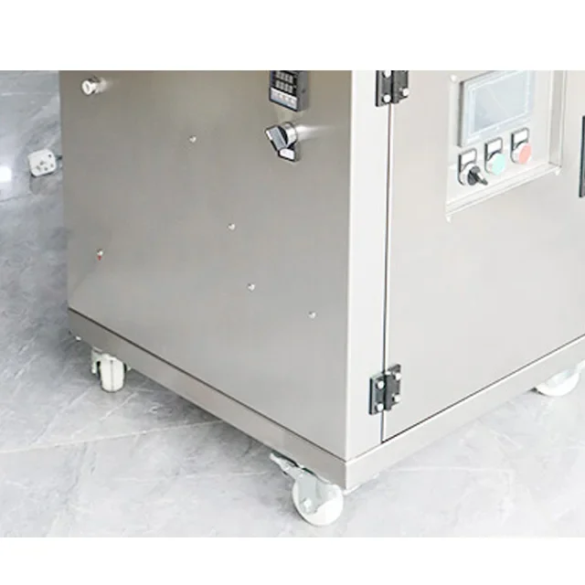 Automatic small plastic box packaging machine beverage honey jelly vacuum aluminum foil sealing can box