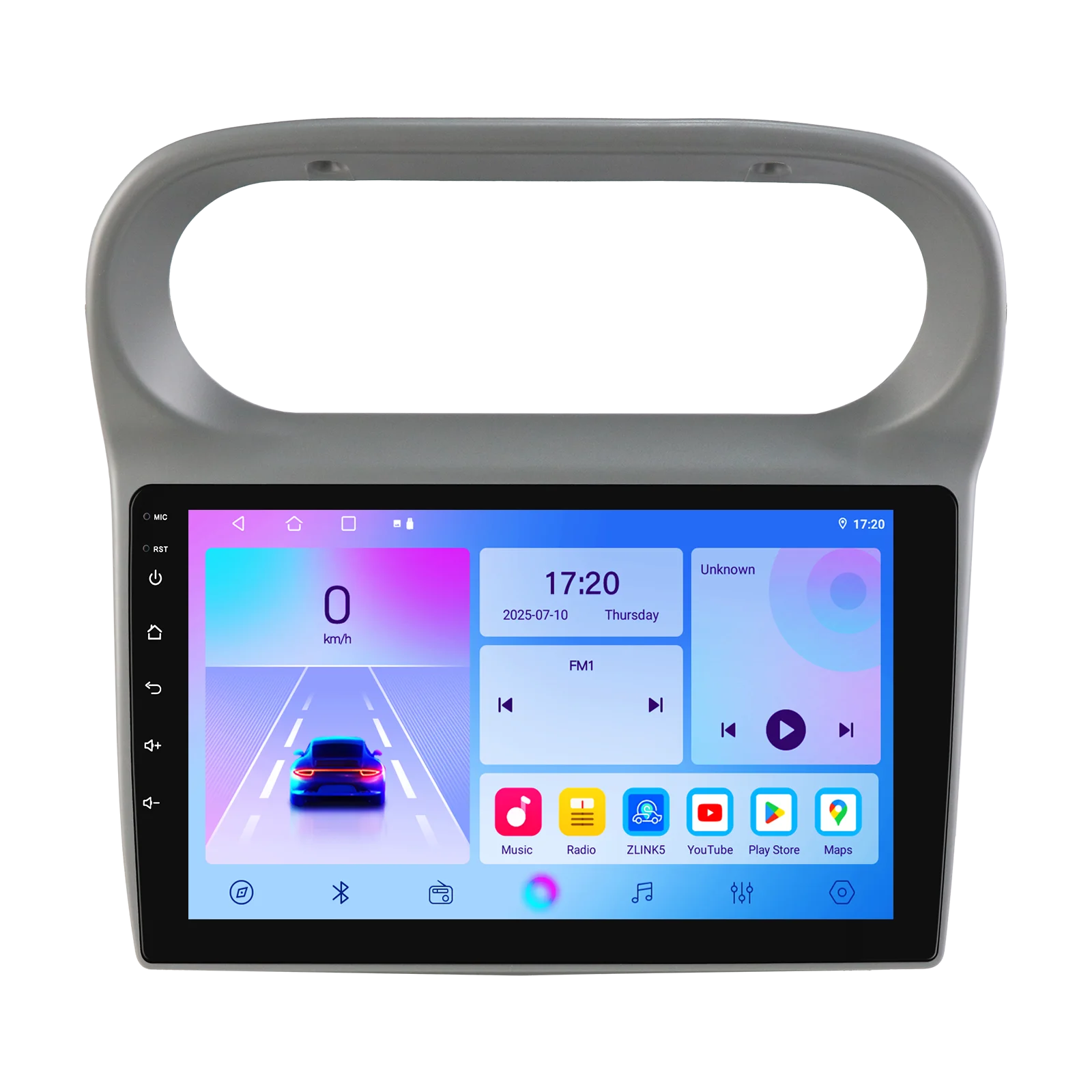 9 "2DIN Carplay Android 14 Autoradio voor Renault Twingo 2005 -2013 multimedia door Snapdragon GPS Stereo 360 Cam intelligente Srceen - afbeelding 2