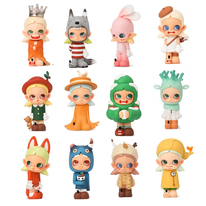 Cute Zsiga Forest Walk Series Action Figure Dolls Cartoon Cute Zsiga Anime Model Figure Dolls Girls Gifts