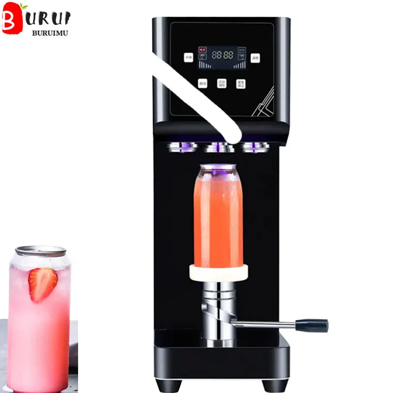 Commercial Cans Sealer 55mm Can Sealing Machine Drink Bottle Sealer Beverage Seal Machine
