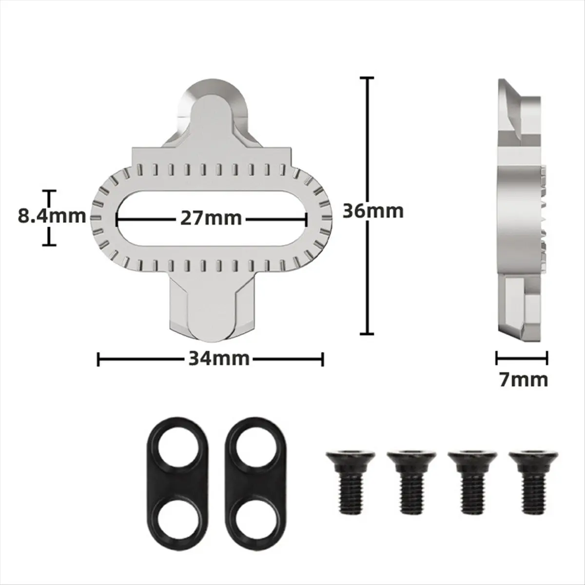 

AD10 Mountain Bicycle Pedal Cleats for Shimano SPD Series Self-Locking MTB Bicycle Pedals Compatible Cleats SH56