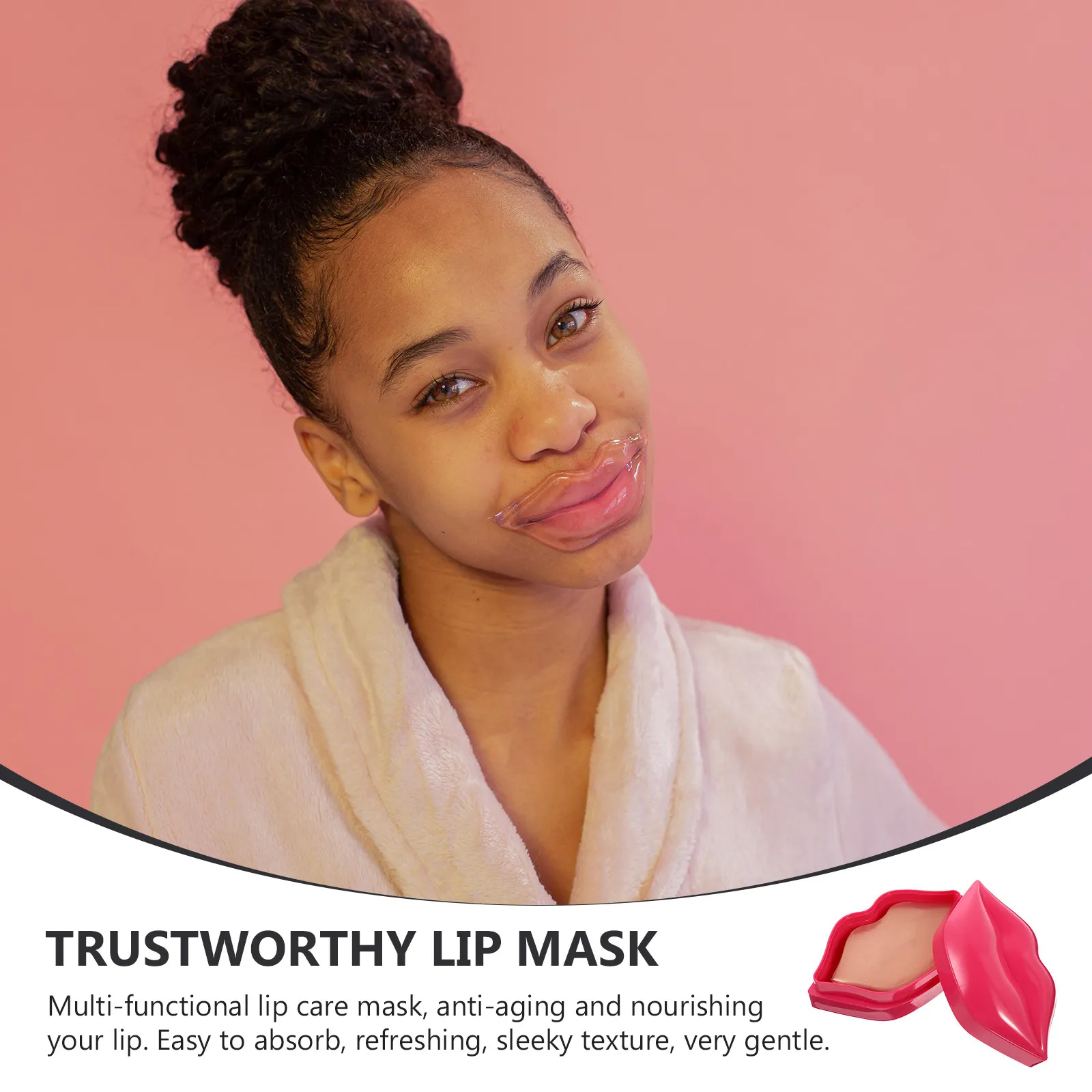 

20Pcs Moisturize Lip Mask Rejuvenating Anti-Wrinkle Treatment Hydrating Soothing Lip Film for Dry Chapped Lips Anti-Aging Gentle