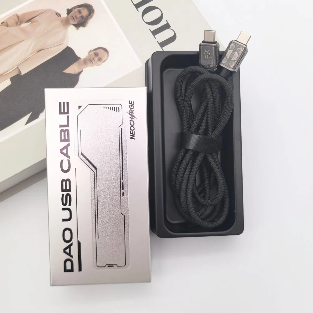 New 6A Gaming Data USB Cable 120W 80W For Nubia Red Magic 7 7S Z40 Z40S Pro PD Quick Charger Type-C to Type C Metal Braided Wire