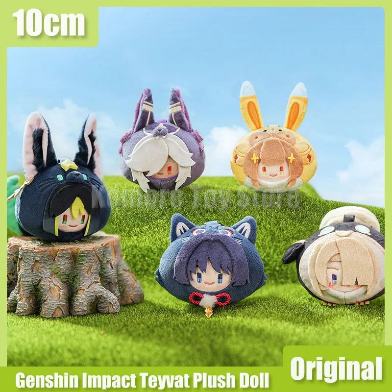 

Genshin Impact Teyvat Zoo Themed Series Anime Plush Toy Ganyu Tartaglia Arataki Itto Xiao Gnocchi Soft Stuffed Plushie Doll Toys