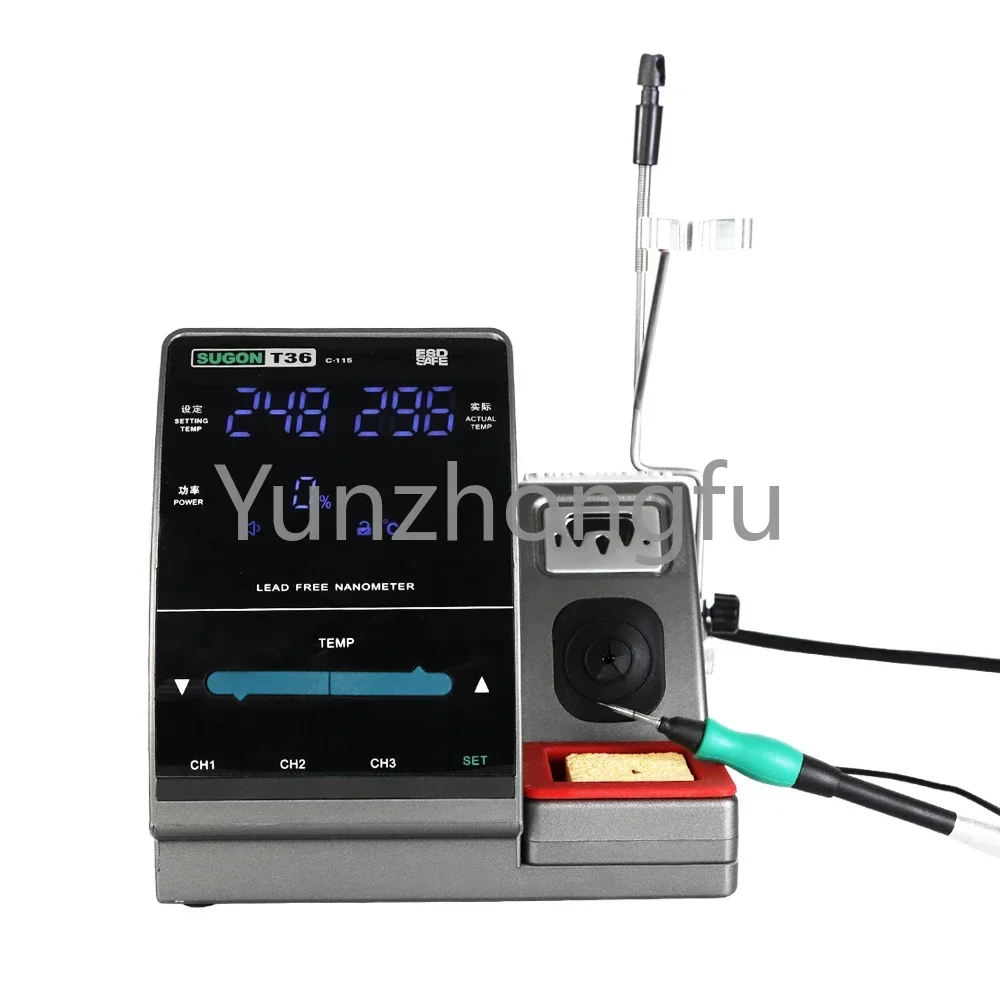 T36 Cautin Electric Soldering Iron with Temperature Control Mobile Phone Laptop Repair Tool Smd Rework Station