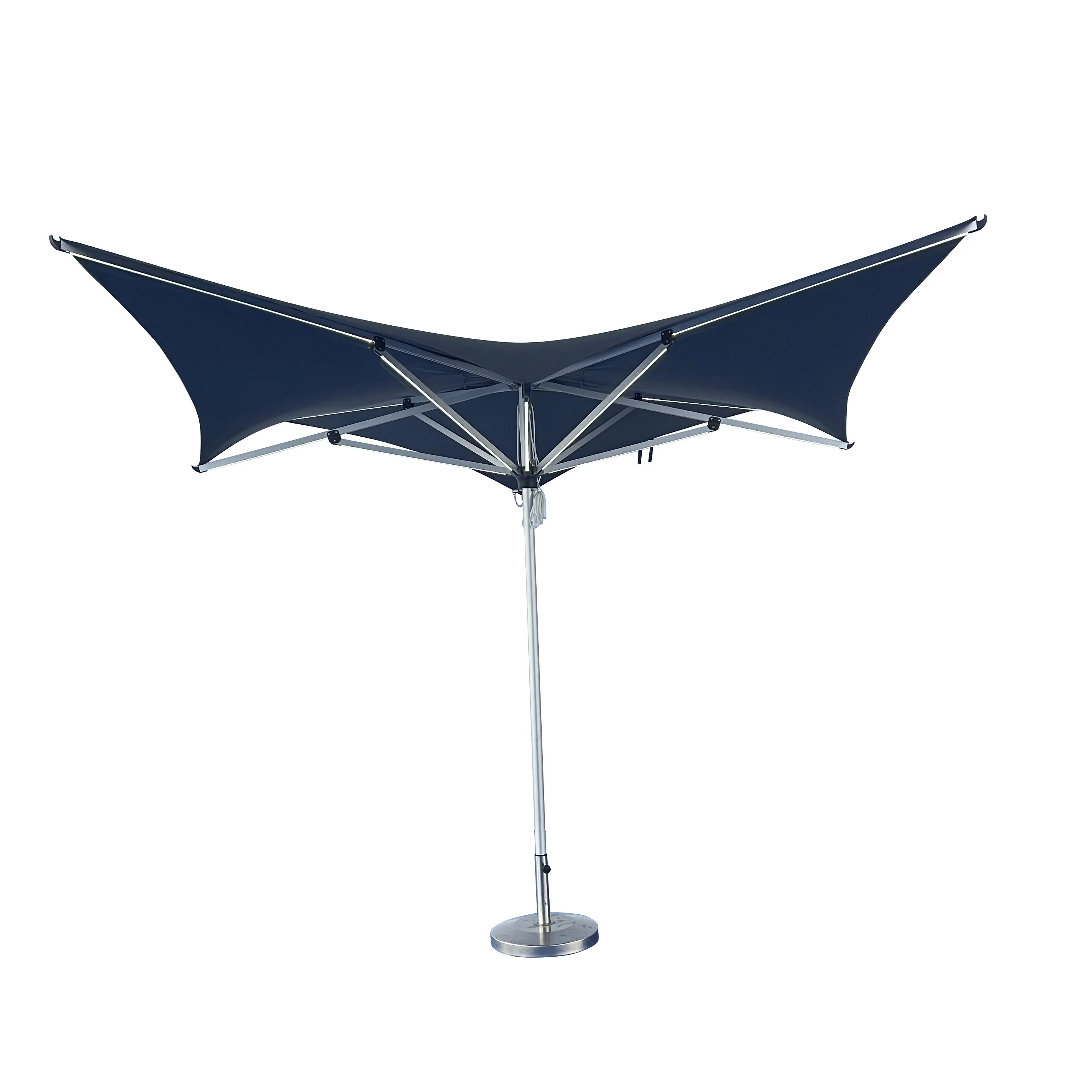 

High Quality Solar Panel Butterfly Umbrella Pull Rope Modern Design for Outdoor Patio Garden Wedding Parties Outdoor Furniture