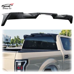 High Quality ABS Roof Wing For Ford Raptor F150 2015-2020 Spoiler Glossy Black Or Carbon Fiber Look Accessories Body Kit
