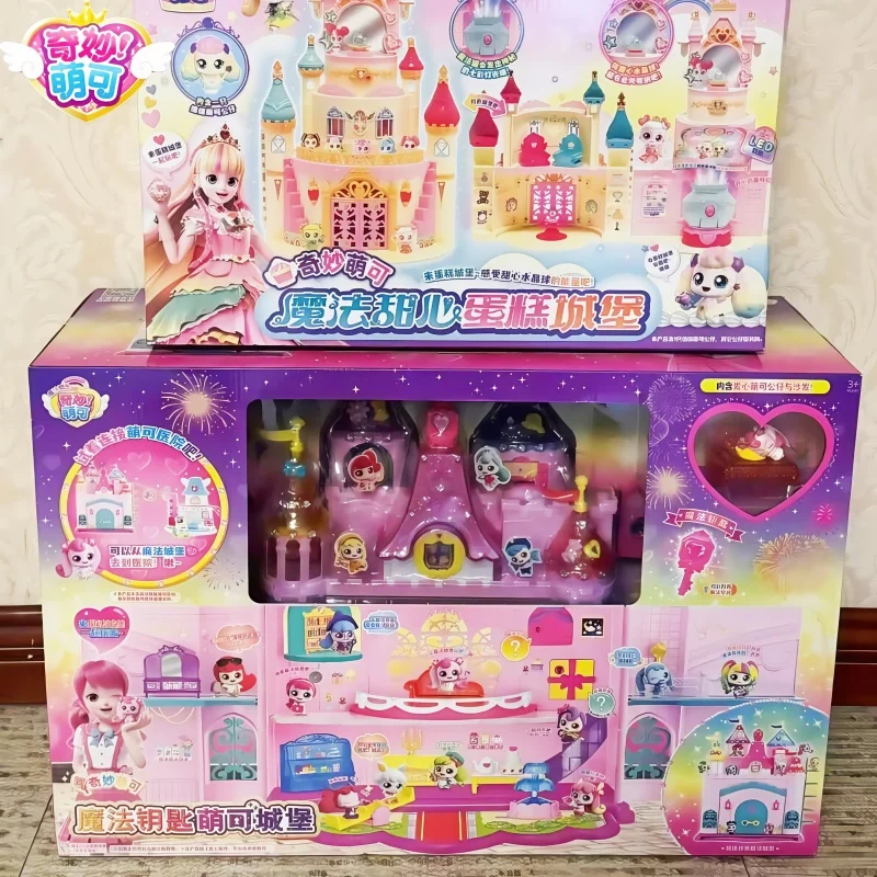 Catch Teenieping Action Figures Ambulance Hospital Moko Love Moko Lemei Anime Key Series Toy Love Ambulance Children Stduy  Toy