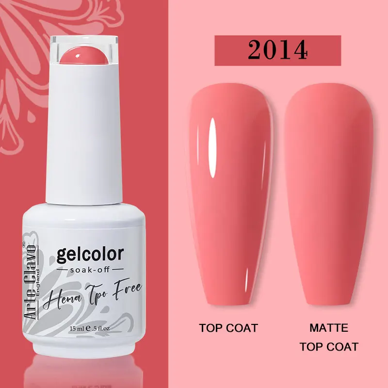 Arte Clavo 116 Kleuren Gel Nagellak 15 ml Kleurrijke Gel Semi Permanente Losweken UV Gel Nail Art DIY Ontwerp vernis Nagelbenodigdheden