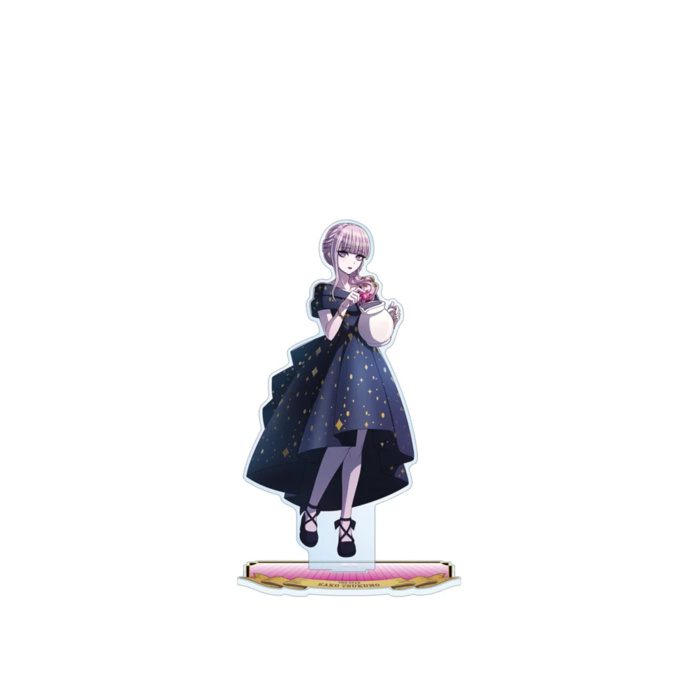 15cm The Hundred Line: Last Defense Academy Keychain Model Figure Cosplay Plate Holder Topper Birthday Fans Gift
