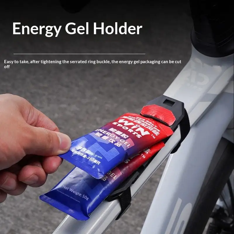 New Bicycle Energy Gel Holder Road And Mountain Bike Storage Box Energy Bar Elastic Buckle Cycling Accessories - view 3