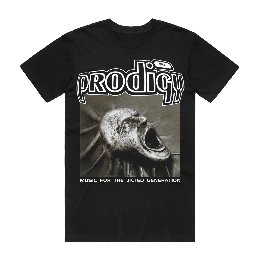 

Винтажная хлопковая черная футболка унисекс The Prodigy Band For Fans S-234XL MM1085