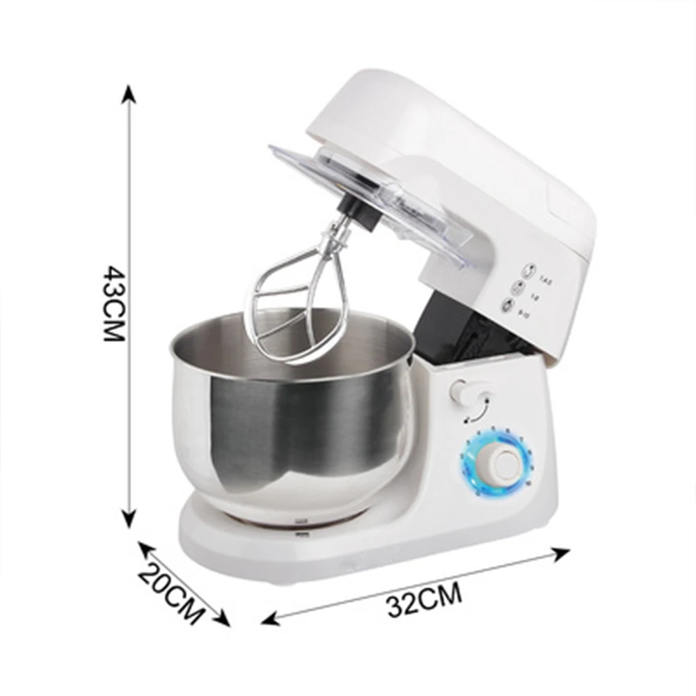 Best Selling Electric Kitchen Commercial Dough Kneading Mixer Machine  Egg Beater Blender Multifunction Food Mixer