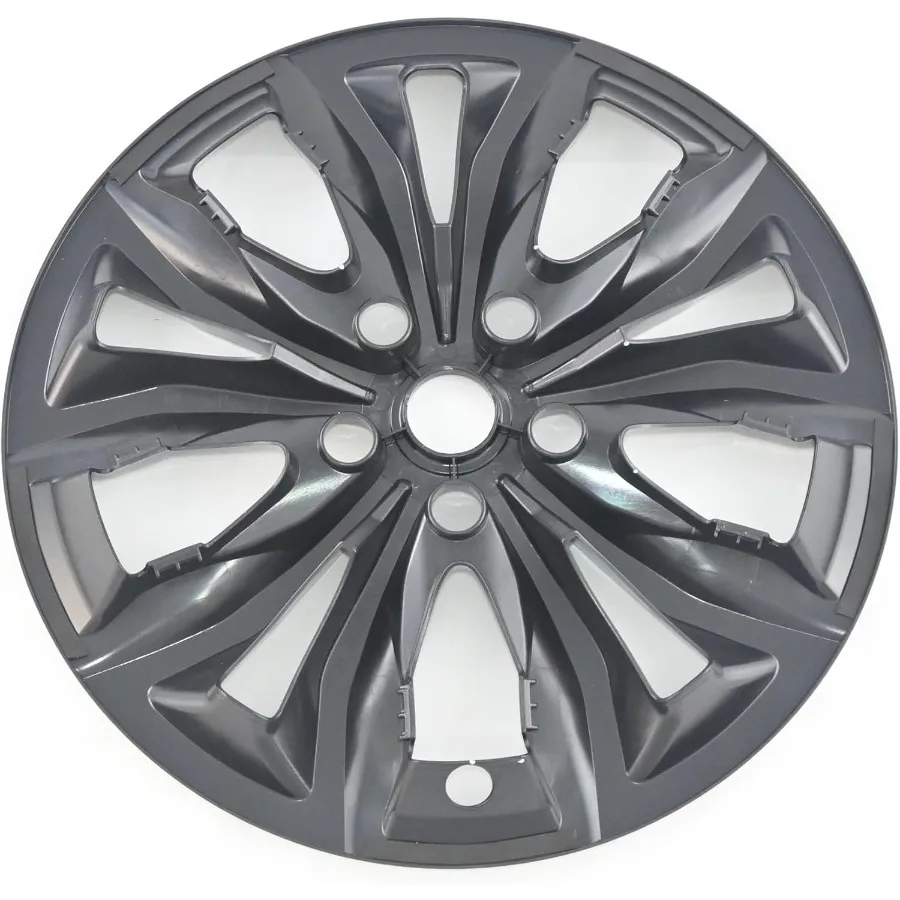 Tapones de cubierta de llanta de rueda negros brillantes SnapOn de 17 pulgadas compatibles con Malibu 20192024 Juego de 4 mejora el atractivo estético del vehículo