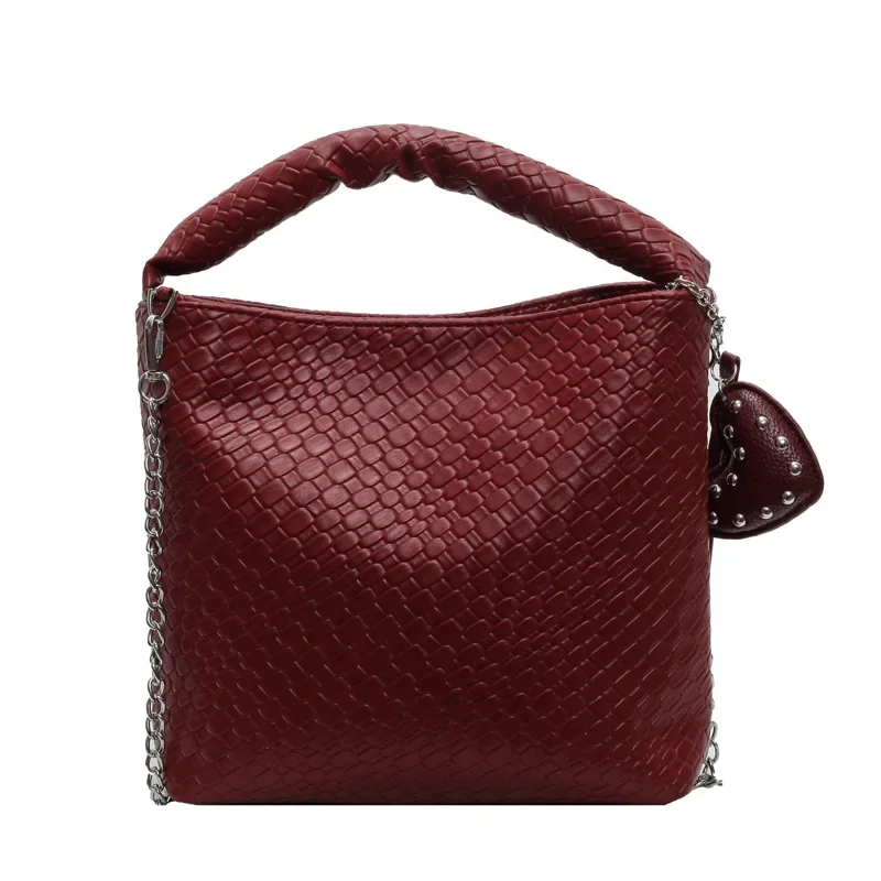 

2025 Fashion! Women's Knitted Bucket Bag | Large Capacity | Commuting Perfect | Single Shoulder/Crossbody 2-Way