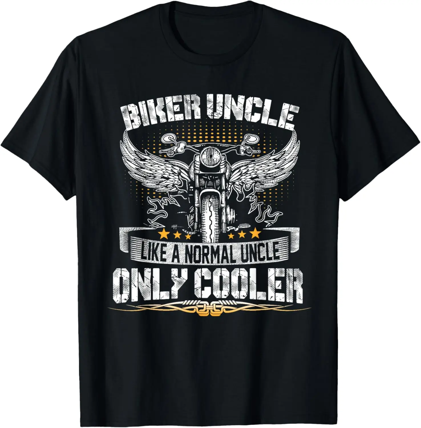 

Biker Uncle Motorcycle Father's Day T-Shirt for Fathers T-Shirt