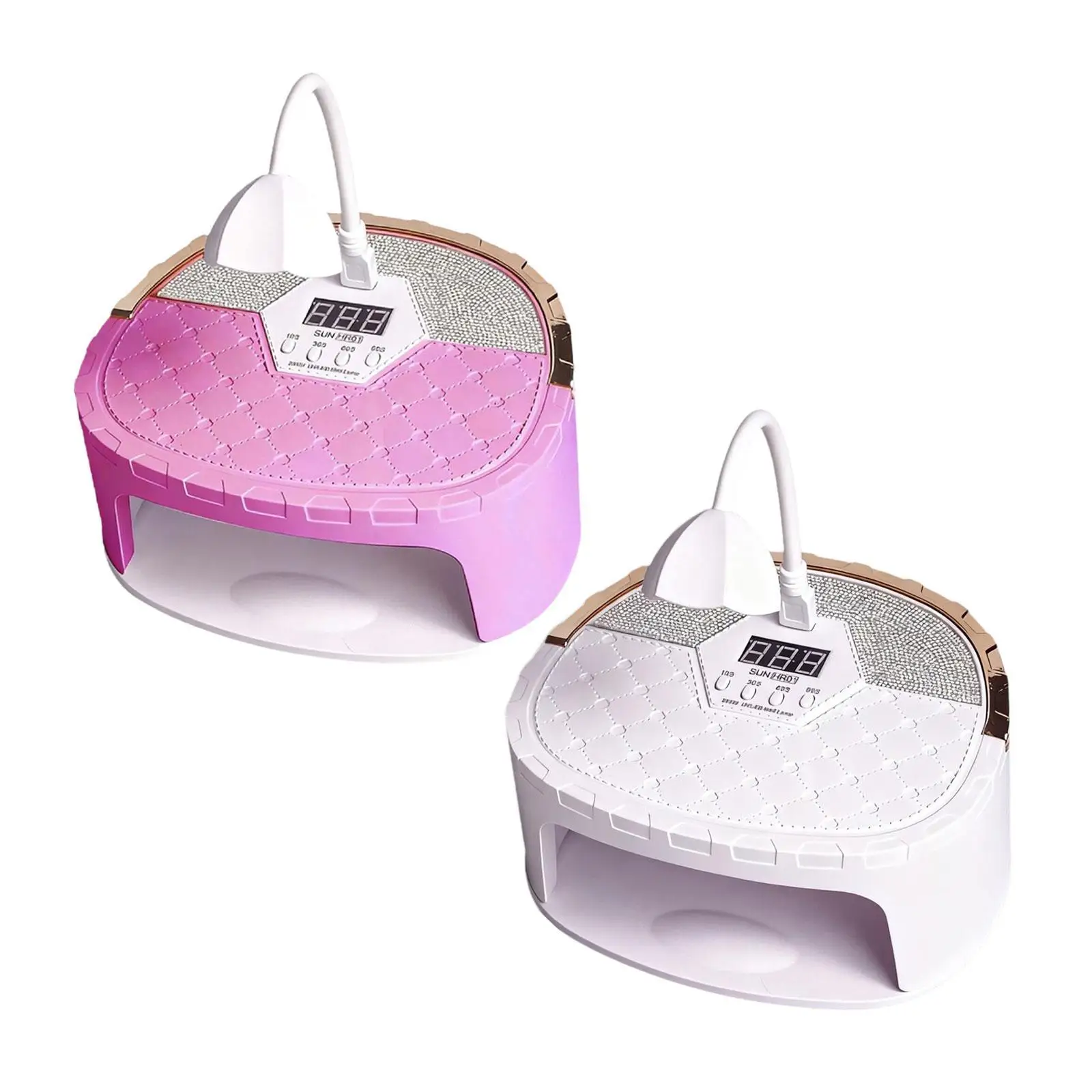 LED-spijkerlamp Nageldroger Handdetectie Krachtige lage warmtemodus Compact 45-LED-kralen Dubbele golflengte Professioneel Sneldrogend