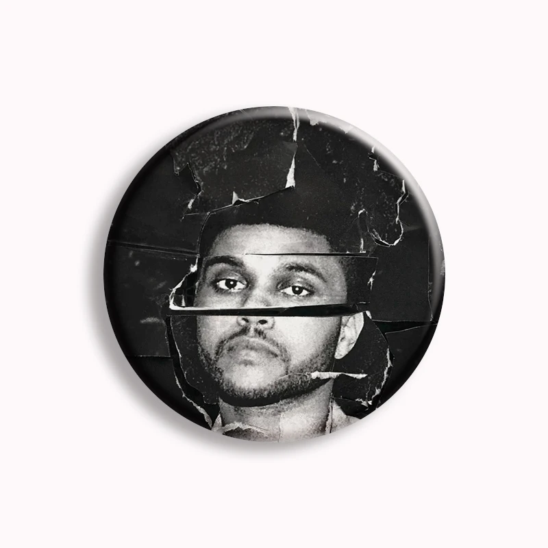 Singer The Weeknd XO Button Pin After hour Til Dawn Fm Music Album Cover spilla Badge Bag Decor Fans Collect Friends Gift