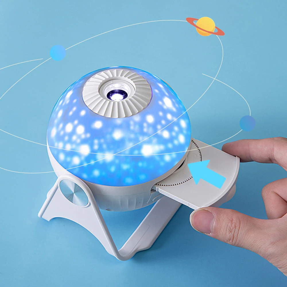 Star Galaxy Projector Night Light with Bluetooth-7 in 1 Projector lamps 360° Adjustable with Planets Nebulae Moon for Kids Gifts