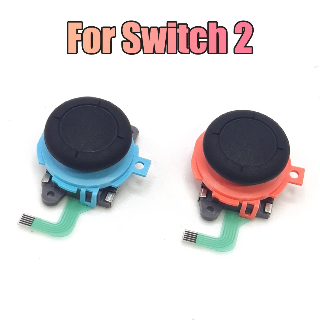 

2025 Brand New Blue and Orange For Nintendo Switch 2 JoyCon Controller Left and Right 3D Replacement Parts Joystick For NS 2