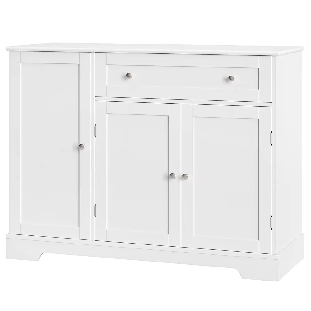 

Buffet Cabinet with Storage, Modern Sideboard Buffet with Doors, Kitchen Storage Cabinet with Drawer and Adjustable Shelf