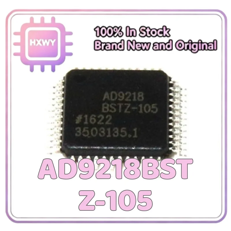 (2/20 pieces) AD9218BSTZ-105 AD9218 LQFP-48 Dual 10-bit 105MSPS ADC Brand new original stock Electronic Chip Fast Shipping