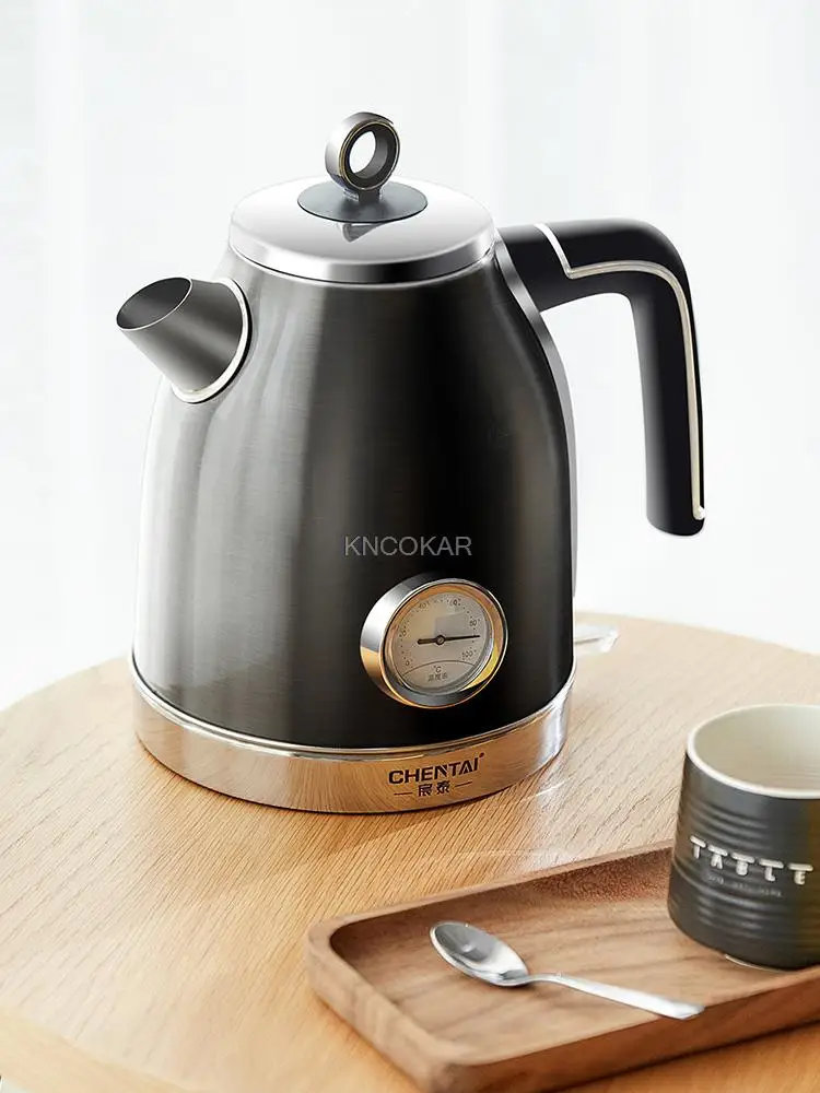 Electric Kettle Household 304 Stainless Steel Boiling Water Metal Teapot Automatic Power Off Large Capacity Health Care Heating