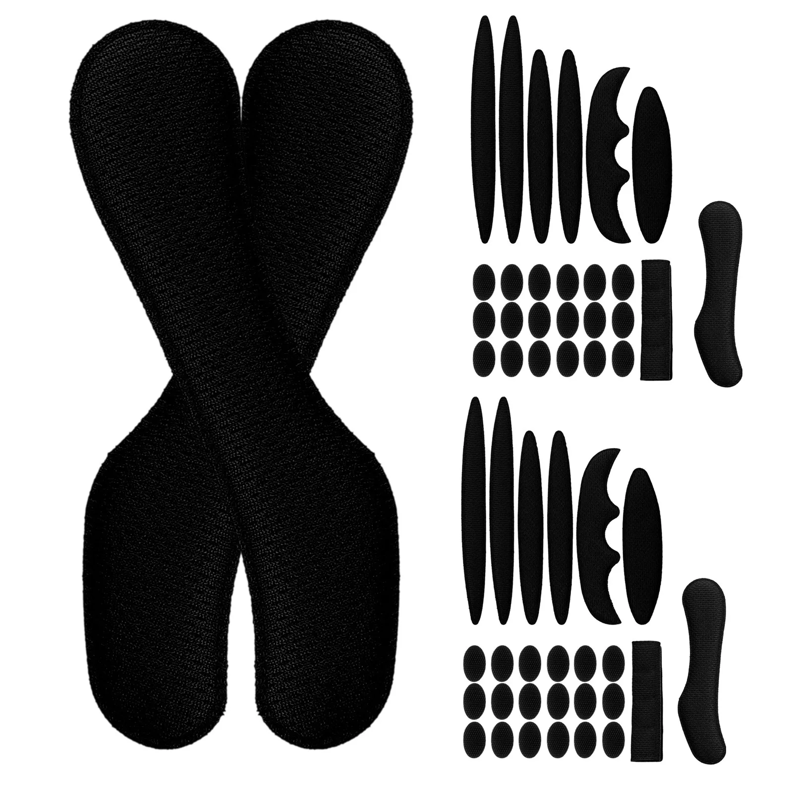 2Set Inner Pads High Density Sponge Cushion Breathable Anti-Slip Shock Absorbing Bike Motorcycle Lining