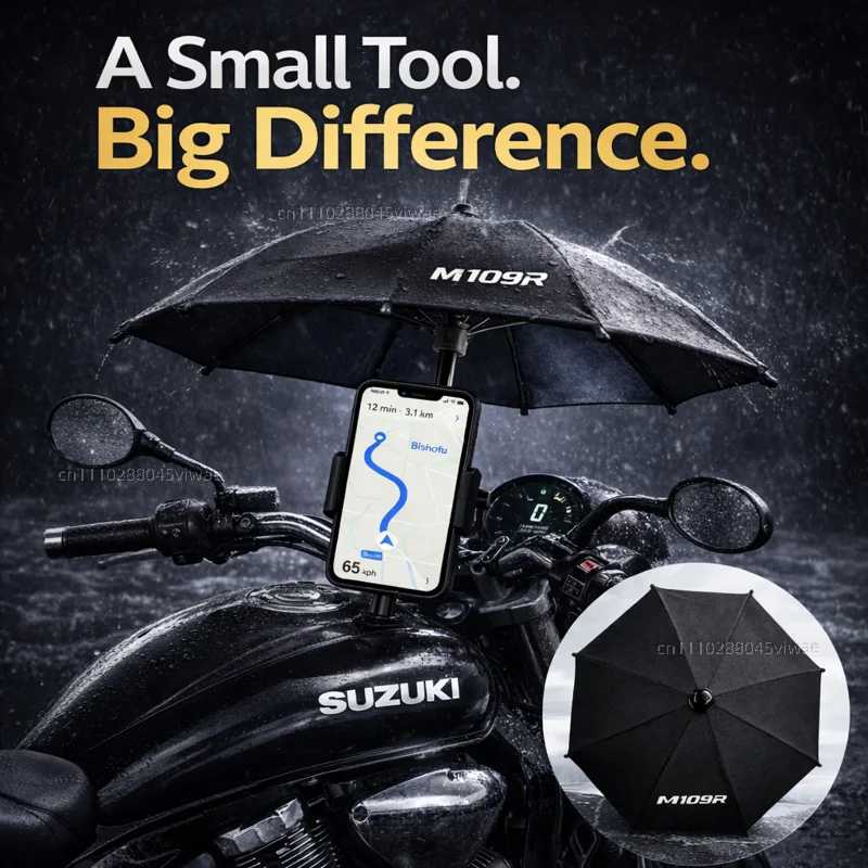 

Держатель для телефона и зонта для мотоцикла Suzuki M109R, водонепроницаемый, солнцезащитный, антибликовый, дождезащитный, крепление на руль для GPS