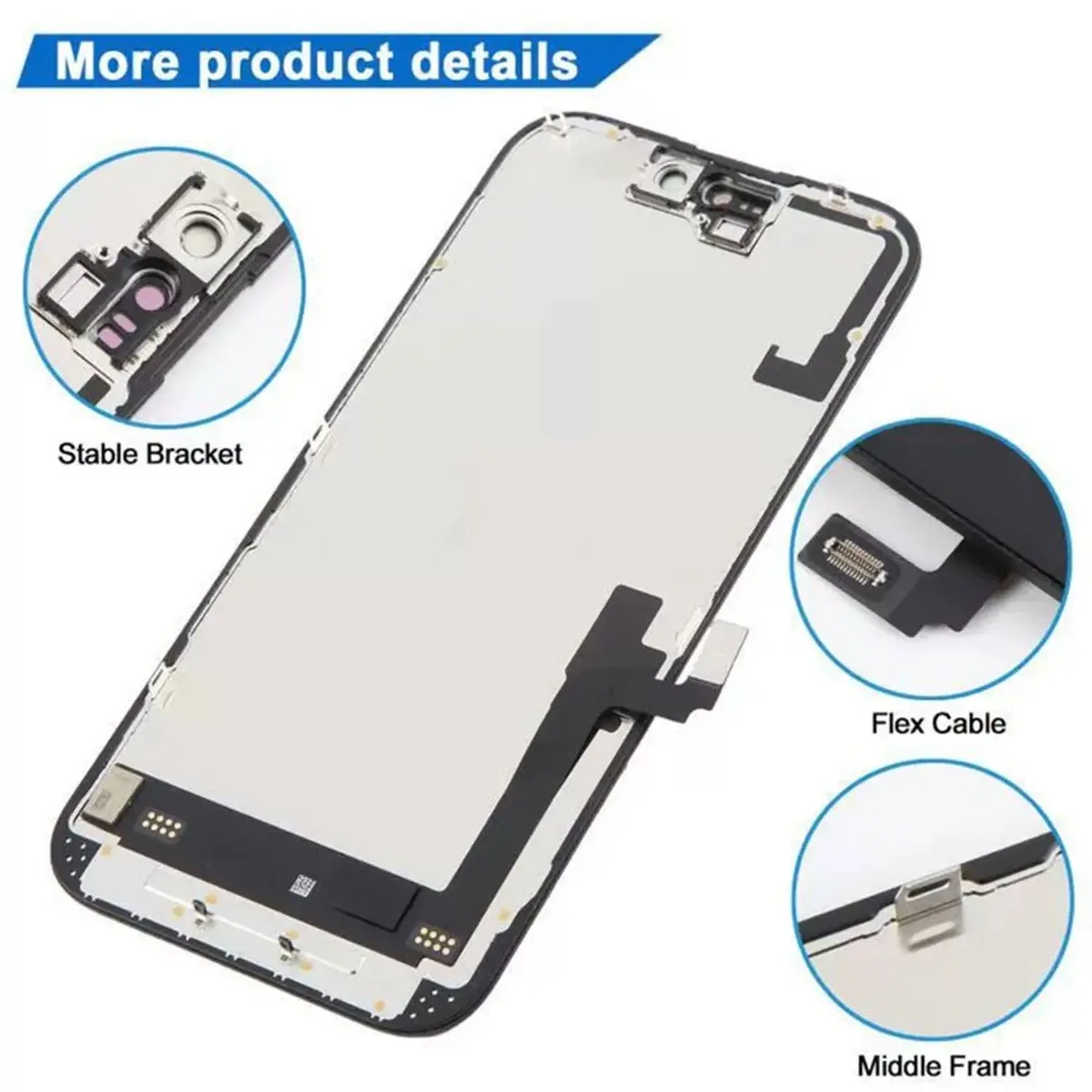 Replacement LCD Screen Kit for 16 True Tone 3D Touch Display Assembly Repair Part