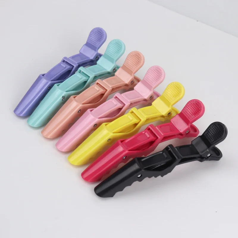6pcs Salon Tools Hairdressing Crocodile Clip, Hair Clip, Perm Hair Dyeing Plastic Clip For Hair Accessories view 5