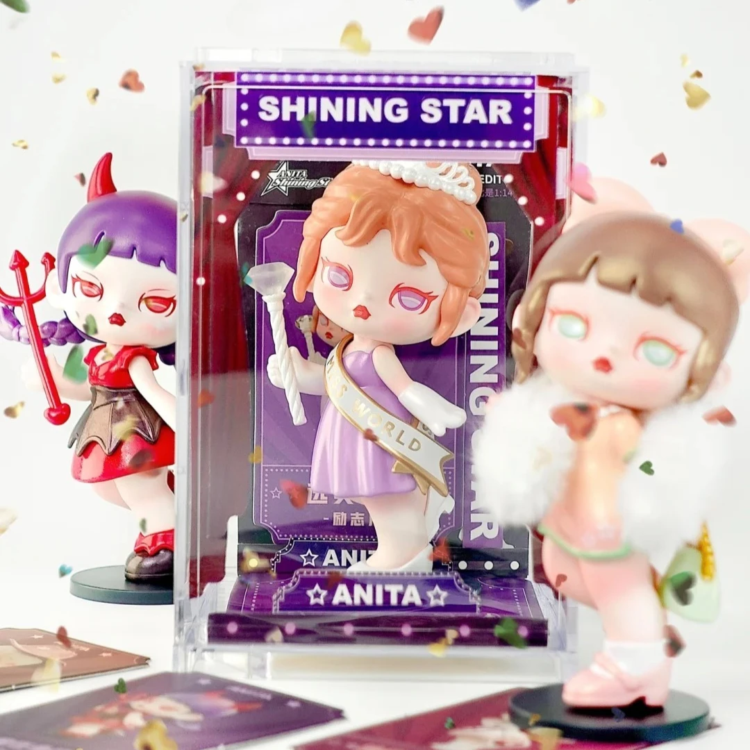 أنيتا II كسول عطلة سلسلة صندوق أعمى الموضة العصرية اللعب لطيف يده مكتب الصبي سطح المكتب زخرفة صندوق غامض مفاجأة هدية