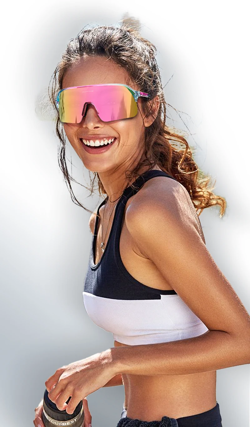 Kapvoe Sonnenbrille für Herren, Fahrradbrille, Fahren, Fahrradbrille, Radfahren, Damen, Straße, Mountainbike, Outdoor, Sportbrille, UV400 – Detail 4