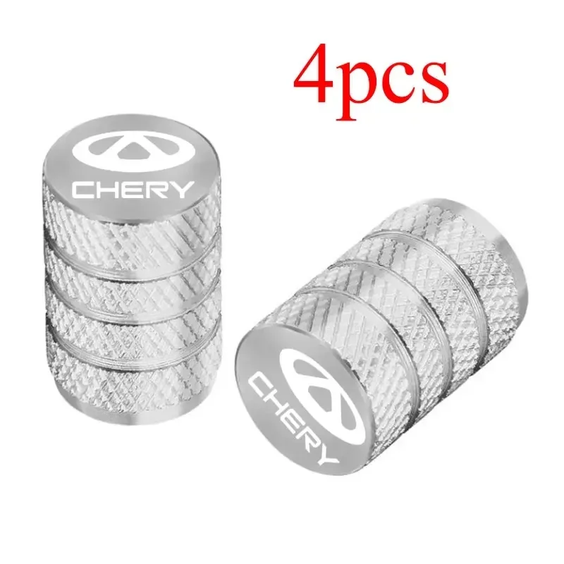 4Pcs Carbon Fiber Tyre Valve Cap For Chery Omoda9, Tiggo7, Jaecoo J6, Omoda E5 Wheel Stem Dustproof Protective Accessories