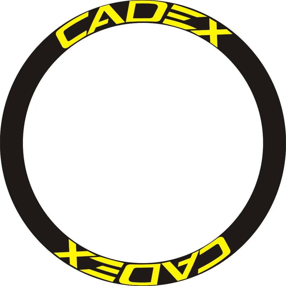 CADEX Rims Wheel Decals Stickers FOR 30/35/38/40/45/50/55/60mm Bike Road Cycle Wheelset Stickers 2 Wheels