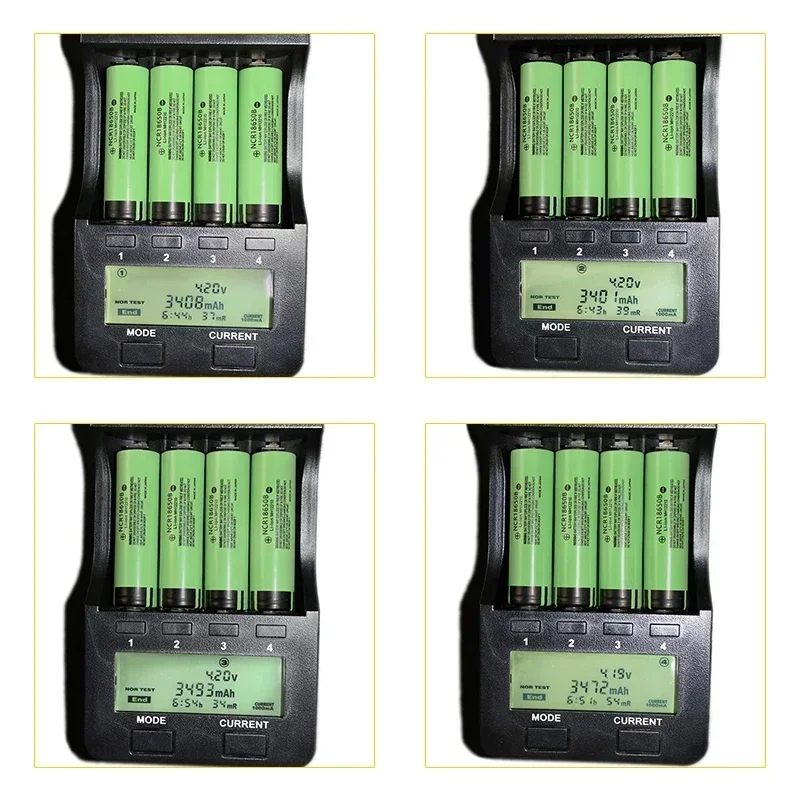 بطارية ليثيوم أصلية جديدة 3.7 فولت NCR 18650B 3400 مللي أمبير في الساعة، تستخدم لمصابيح باناسونيك والألعاب والسيارات والكاميرات والمفكات