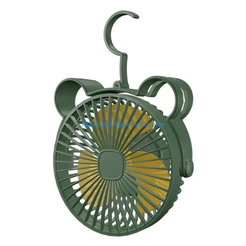 U2JE 1200mah Desk Fan Ceiling Fan Cooling Strong Portable Fan for Desktop Office Table 3 Speeds