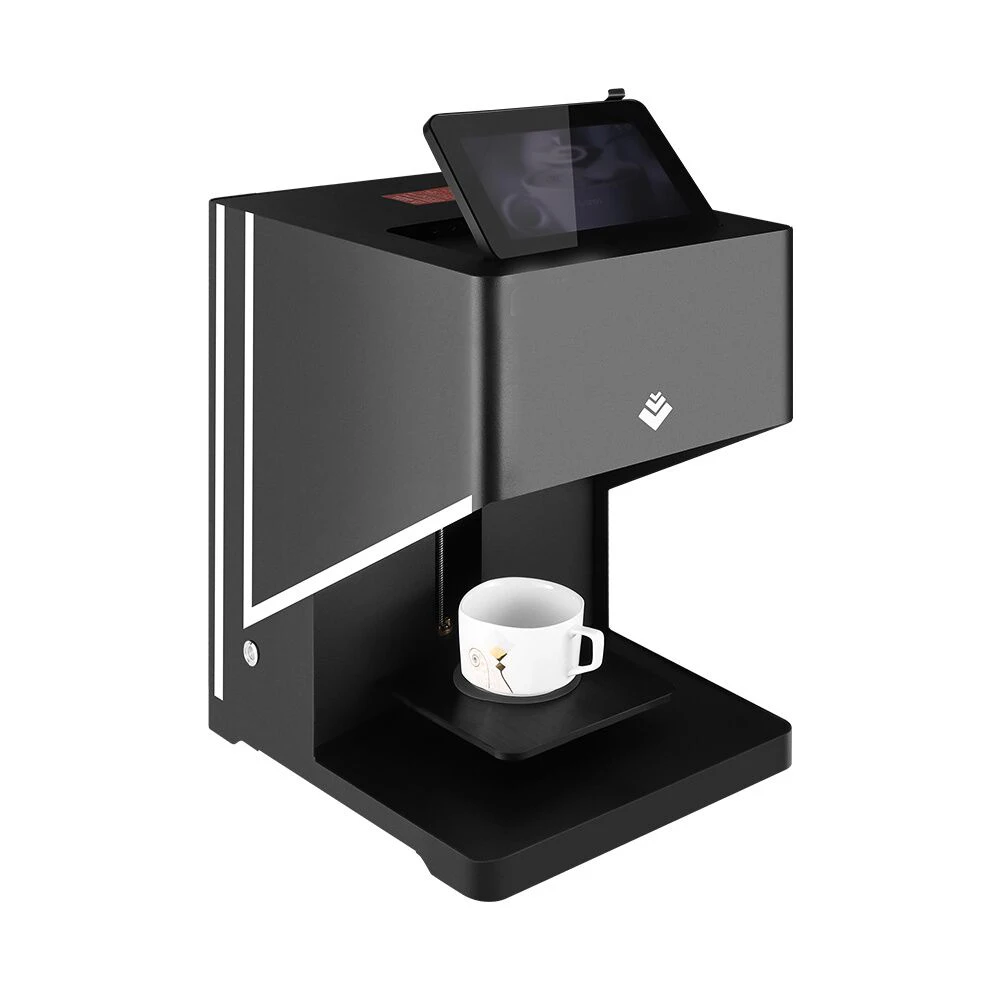 

2021 Hot selling black technology flowers ten seconds Coffee 3D Printer with food grade certification