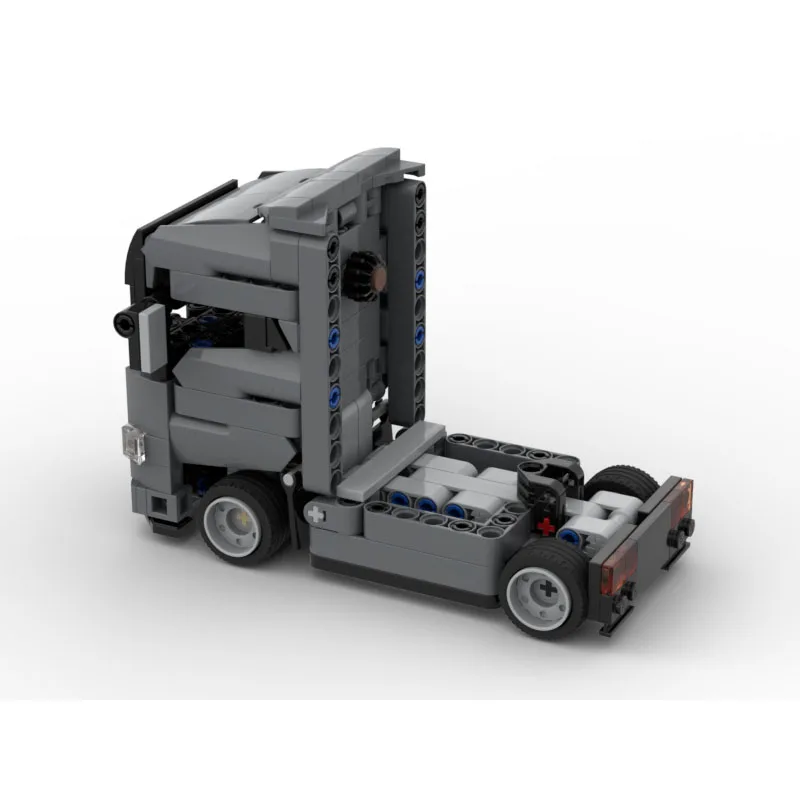 moc-67031new-classic-mini-semi-trailer-dump-truck-building-block-model-310parts-creative-birthday-toy-gift-for-boys-and-children