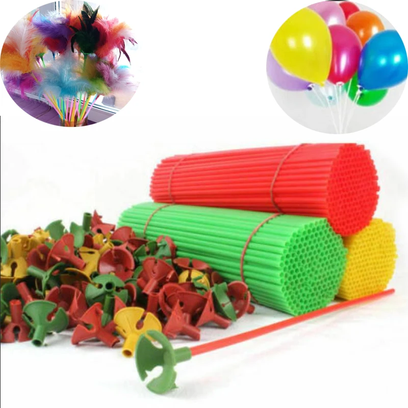 

28cm/32cm Latex Balloon Stick Balloons Holder Sticks with Cup Wedding Birthday Party Inflatable Balls Decoration Accessories