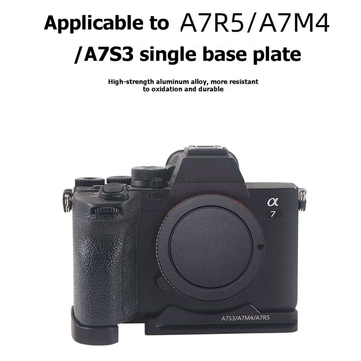 (DT37) A7V Baseplate Quick Release Hand Grip for Sony A7M5 A7M4 A7RM5 A7S3 Camera for Arca Swiss Tripod Head Stabilize
