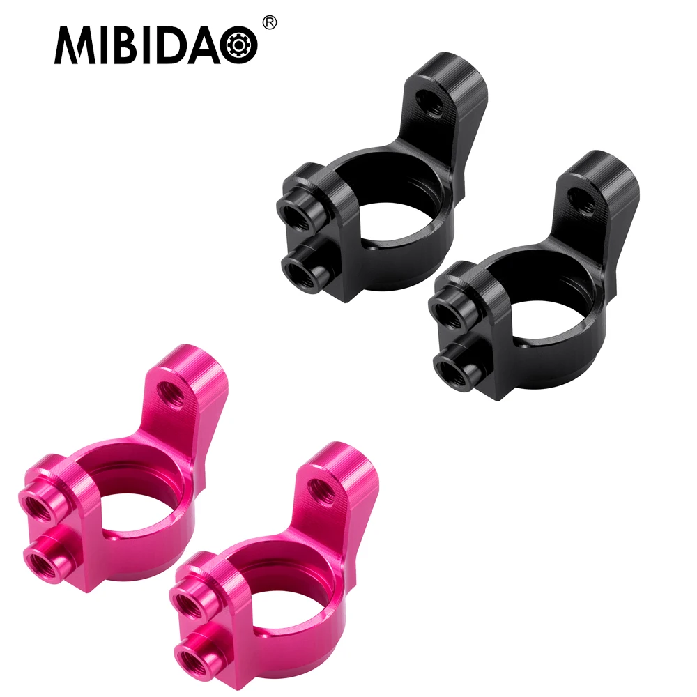 MIBIDAO Universal Upgrade Aluminum Alloy Front Rear Steering Cup For 1/10 Cero Ultra RC Car Parts Accessories