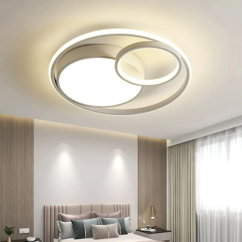 Nordic Large Size LED Ceiling Light Living Room Bedroom Kitchen Bathroom Dining Room Home Decor Lighting Dimming Ceiling Light