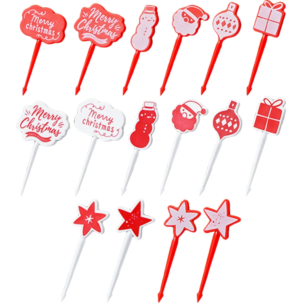 

Fruit Fork Appetizer Pick Plastic Food Sticks Party Picks Cocktail Decor Decorations