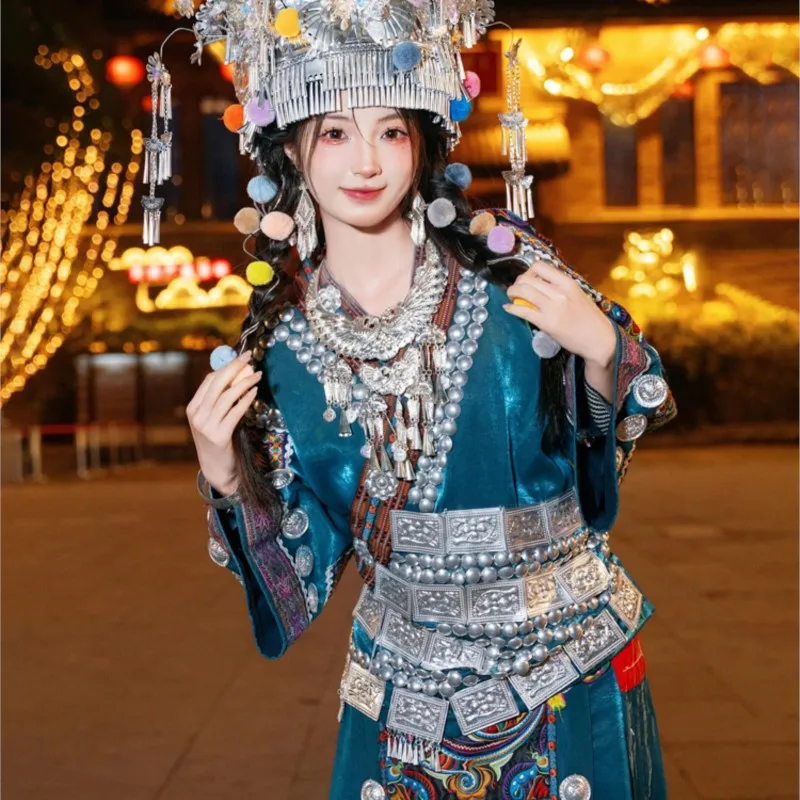 

National dress female bestie suit up wind photography costume new