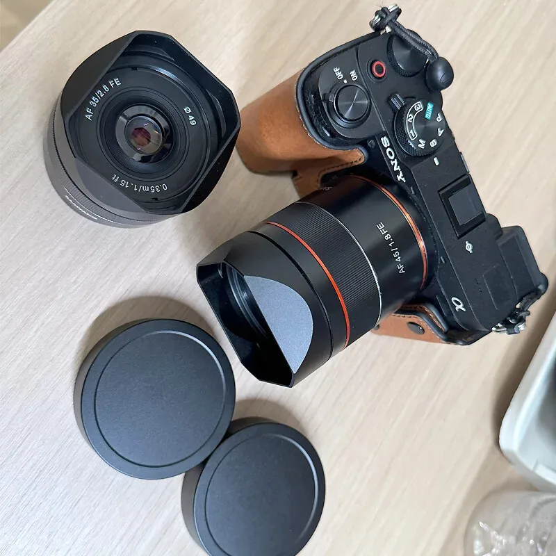 Metal Square Lens Hood for Samyang AF 45mm F1.8 FE - AliExpress 44