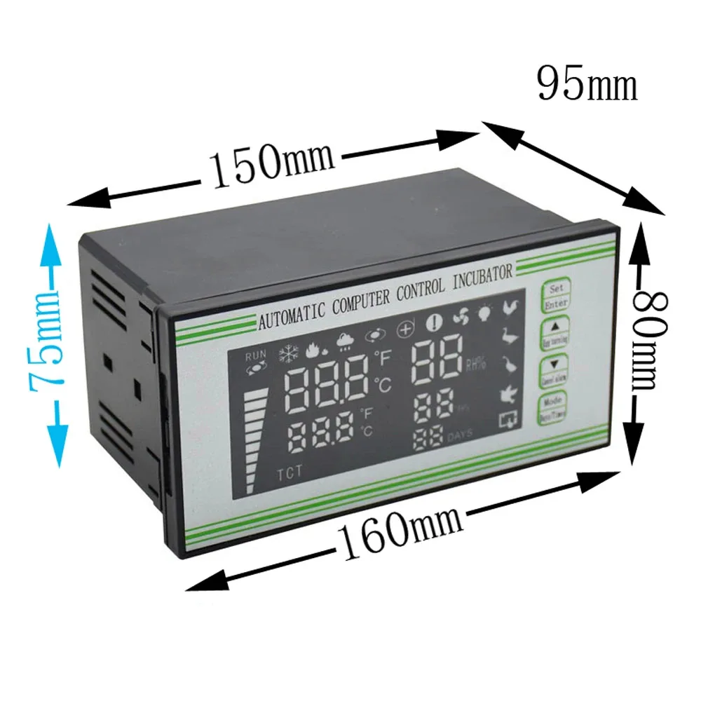 XM-18S Incubator Controller Humidity Regulator Poultry Egg Incubator Automatic Temperature and Humidity Control