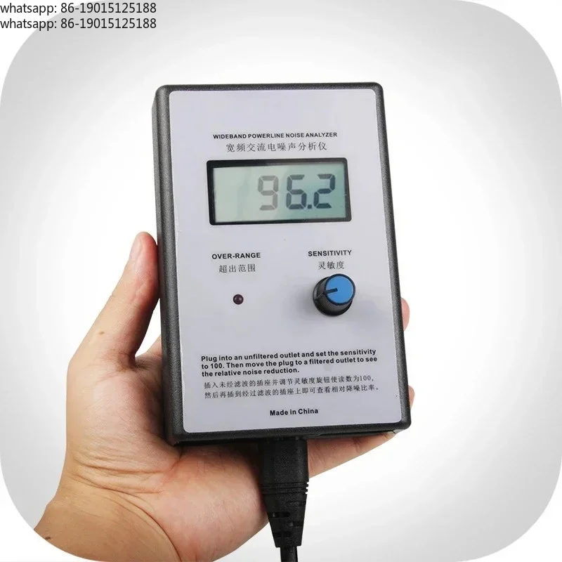2026 New OLED Display Power Noise Tester EMI Measuring Instrument Broadband AC Power Ripple Analyzer Circuit