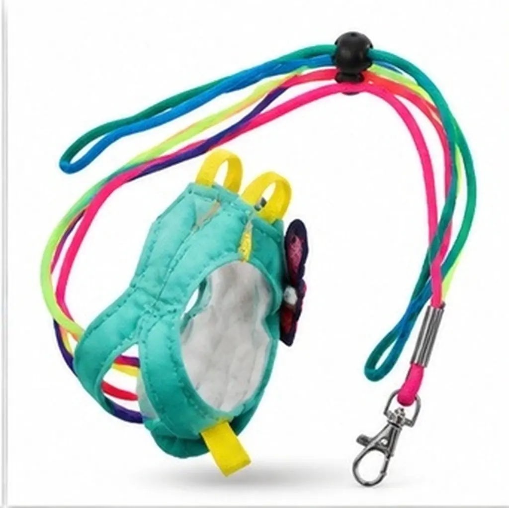1Set Premium Soft Washable Bird Flight Suit Diaper for Parrots Cockatiels Parakeets Lightweight Reusable Harness Comfortable