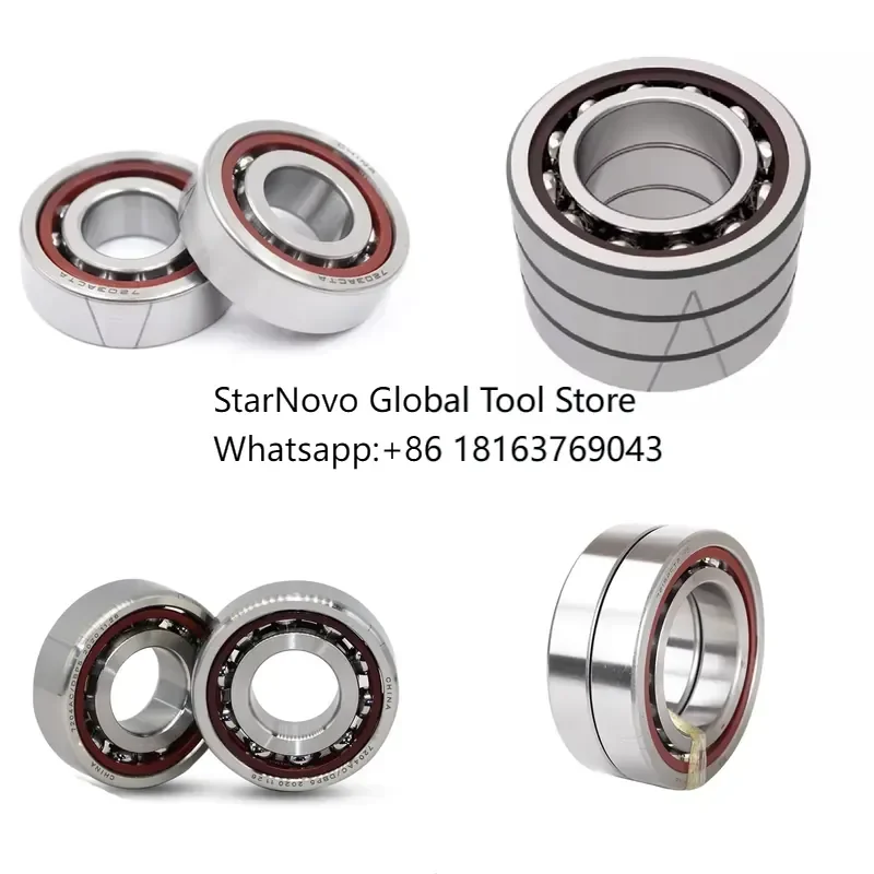 2026 Hot！ 60BER10S 60BER10H 60BER10X BER10 Series Ultra High-Speed Angular Contact Ball Bearing for Machine Tool CNC Spindle
